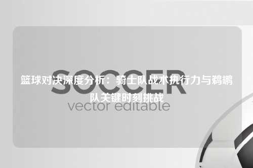 篮球对决深度分析：骑士队战术执行力与鹈鹕队关键时刻挑战