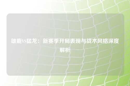 雄鹿VS猛龙：新赛季开局表现与战术风格深度解析