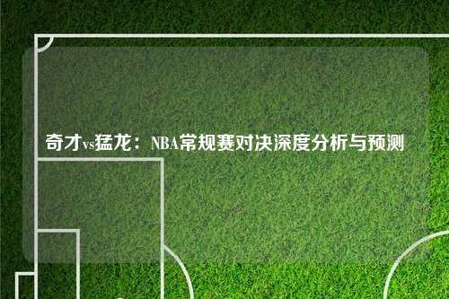奇才vs猛龙：NBA常规赛对决深度分析与预测