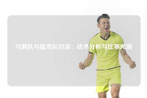 马刺队与猛龙队对决：战术分析与比赛预测